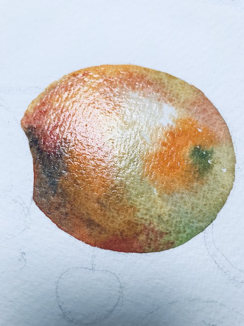 How-to-paint-fruit-in-watercolour-2