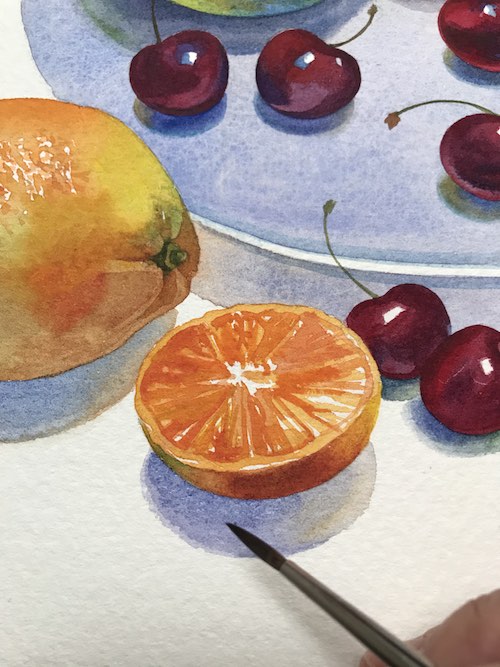 How-to-paint-fruit-in-watercolour-7