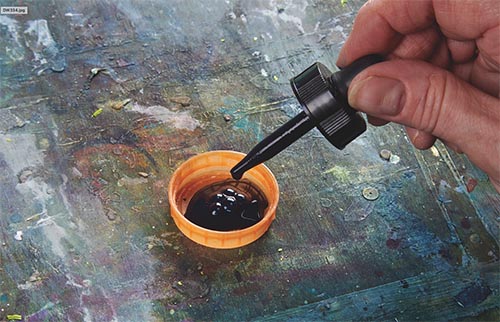 how-to-mix-watercolour-and-ink-bottle-top